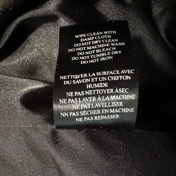 Blank NYC Dark Gray Faux Leather Moto Biker Jacket Size XS Nordstrom Zipper - Picture 9 of 13